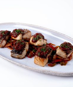 8baked Fish With Pepperonata