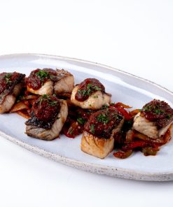 8baked Fish With Pepperonata