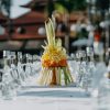 Gebogan Frangipani Centerpiece